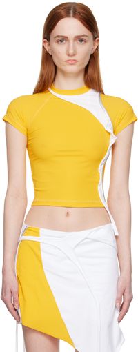 Ottolinger Yellow Deconstructed T-Shirt
