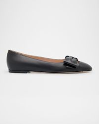 Bowow Leather Ballerina Flats