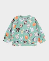 Boy's Disc Graphic-Print Sweatshirt, Size Newborn-18M