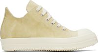Rick Owens DRKSHDW Beige Hollywood Low Sneaks Sneakers