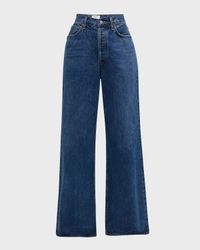 Dame Wide-Leg Jeans