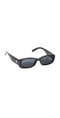 Le Specs Unreal! Sunglasses Matte Black Coal/Smoke Mono One Size
