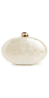 Cult Gaia Eviana Clutch Ivory One Size