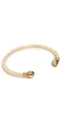 GAS Bijoux Br Sari Metal Strass O Bracelet Gold One Size