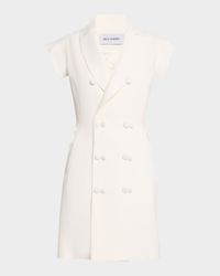 Double-Breasted Tuxedo Dress