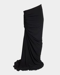 Ruched Long Skirt