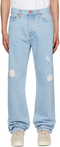 Members of the Rage Blue Distressed Jeans