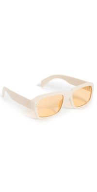 AIRE Pluto Sunglasses Ivory Golden Tint One Size
