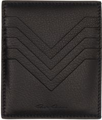 Rick Owens Black Square Card Holder