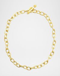 Volterra 19K Gold Link Necklace, 17"L