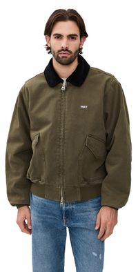 Obey Fade Wash Insulated Jacket Wren Faded Wash XL
