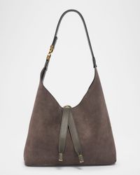 Marcie Small Hobo Bag in Suede