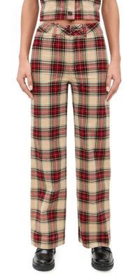 Faherty High Ridge Corduroy Pants Winterstone Plaid 27