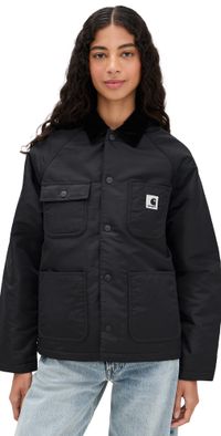 Carhartt WIP Alumni Chore Barn Jacket Black/Scarlet L