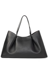 Elleme - Sac cabas dimple en cuir - Taille Unique - Noir