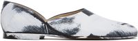 Maison Margiela Black & White Bianchetto Grecian Slip-on Loafers