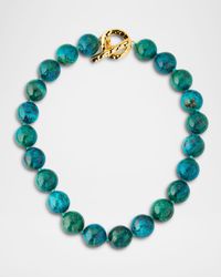 Chrysocolla Toggle Necklace