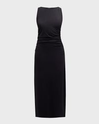 Luca Shirred Midi Dress