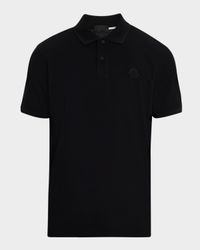Men's Cotton Tonal Logo Polo Shirt