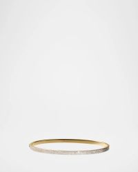 14K Gold Flawless Vanity Diamond Hinge Bangle