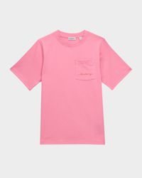 Girl's Cedar Logo Script T-Shirt, Size 3-14
