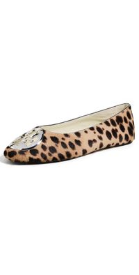Tory Burch Reva Ballets Cheetah Spots 6.5
