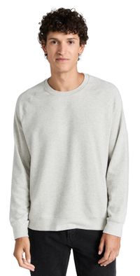 Faherty Legend Crew Sweater Light Heather Grey XXL