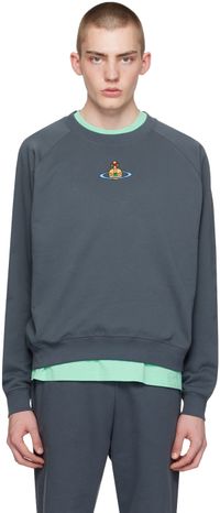 Vivienne Westwood Gray Raglan Sweatshirt
