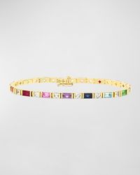 Princess Bar Tennis Bracelet