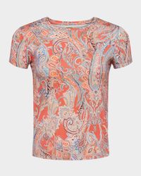 Ressi Short-Sleeve Paisley Tee