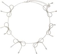 Marland Backus Silver Bow Necklace
