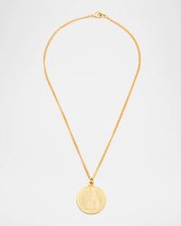 Gold Coin Pendant Necklace