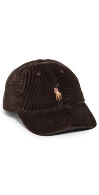 Polo Ralph Lauren Corduroy Classic Sport Cap with Pony Logo Madison Brown One Size