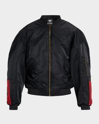 x Willy Chavarria Men's Satin Twill Bomber Jacket
