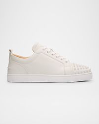 Men's Louis Junior Spikes Leather Low-Top Sneakers