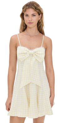 LoveShackFancy Clarine Dress Honeycomb 10