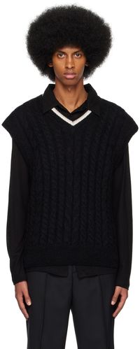 Filippa K Black Braided Vest