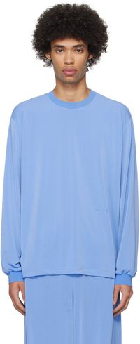 Birrot Blue Lay1 Boxy Long Sleeve T-Shirt