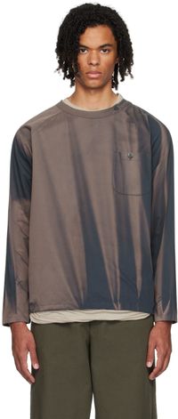JiyongKim Navy Sun-Bleached Long Sleeve T-shirt