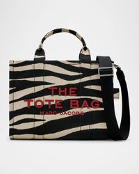 The Zebra Canvas Medium Tote Bag