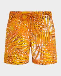 Men's Palm Leaves Swim Shorts