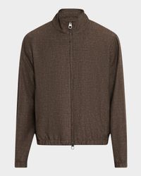 Men's Sopra Visso Linen Bomber Jacket
