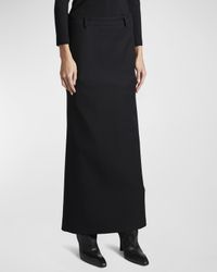 Barathea Maxi Tube Skirt