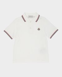 Boy's Logo Appliqué Short-Sleeve Polo Shirt, Size 4-6