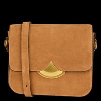 Sessun - Sac bandoulière en cuir suédé - Taille Unique - Beige