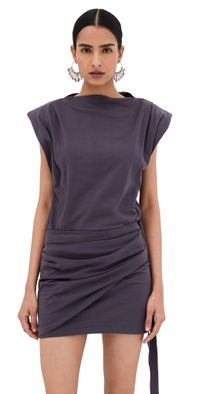 Isabel Marant Marielle Mini Dress Darkplum XS