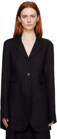Niccolo Pasqualetti Black Vuoto Blazer