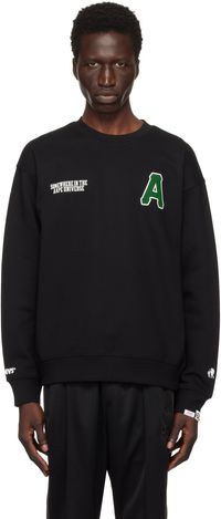 AAPE by A Bathing Ape Pull molletonné noir