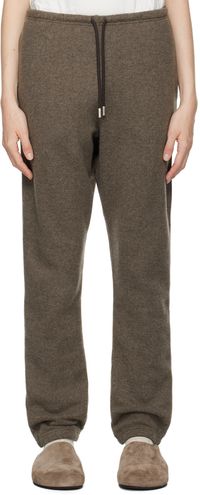 The Row Pantalon de détente Teo brun
