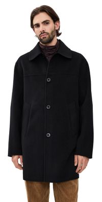 Alex Mill Jacob Wool Coat Black XL